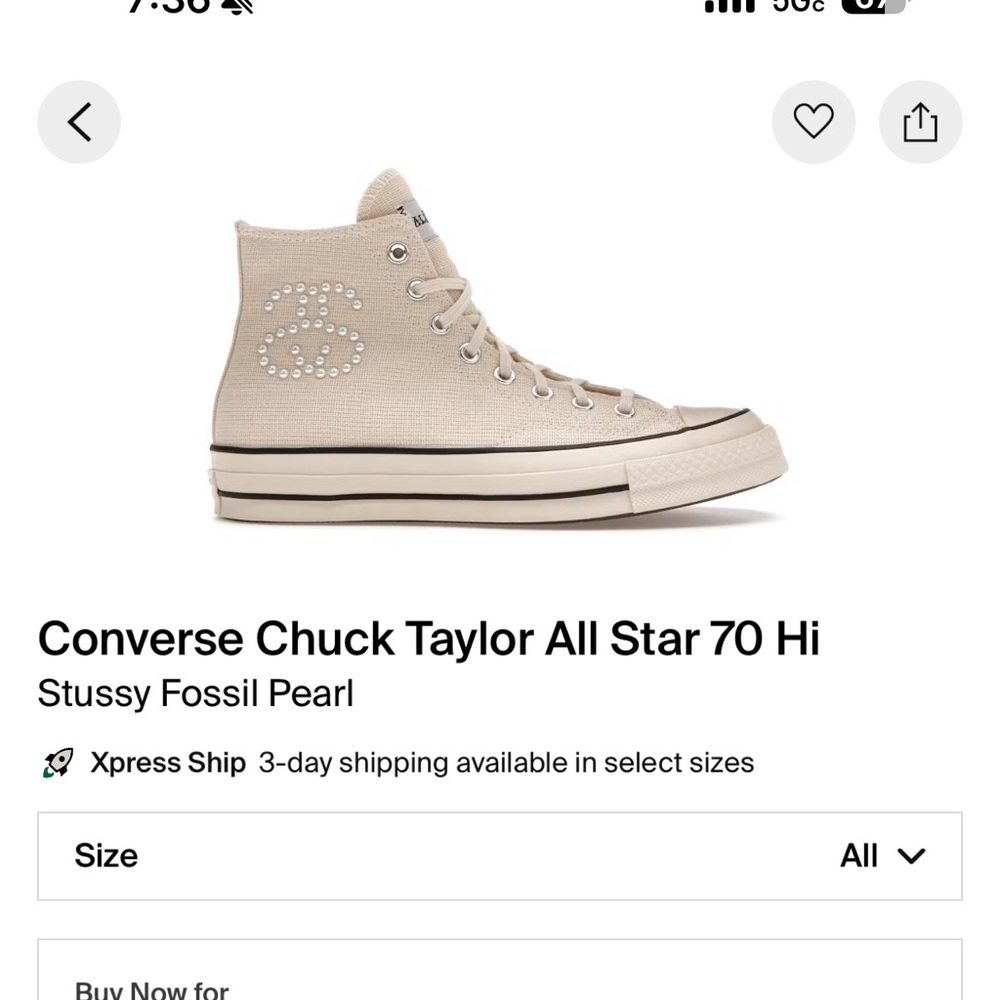 Stussy converse, brand new